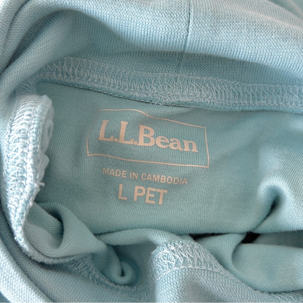 VINTAGE LL BEAN | 90s BUTTERMOM AQUA BLUE COTTON TURTLENECK - Picture 4 of 9